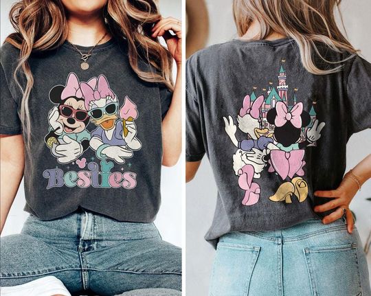 Discover Disneyyy Minniee Daisy Summer Shirt, Girls Just Wanna Have Sun, Disneyyy Besties Shirt, Disneyyworld Shirt, Disneyyy Summer 2025 Shirt