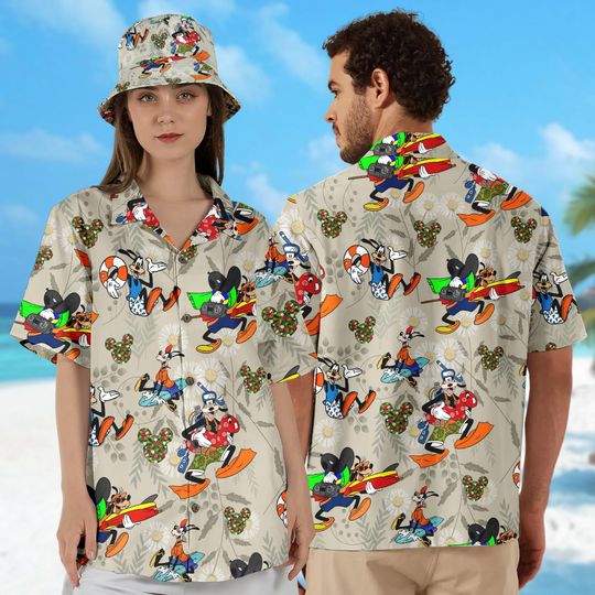 Discover Disneyyy goofyy 3D All Over Printed Hawaiian Shirt