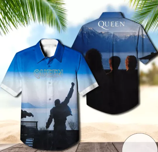 Discover Queen Made In Heaven Album Cover Hawaiian Shirt