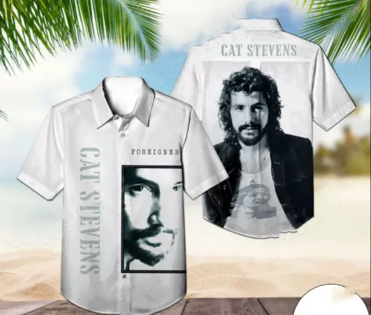 Discover Cat Stevens Foreigner Album Cover Hawaiian Shirt