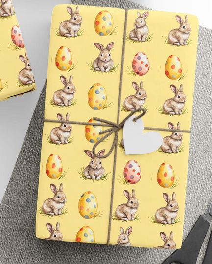 Discover Easter Spring holiday Wrapping Paper, Easter Gift
