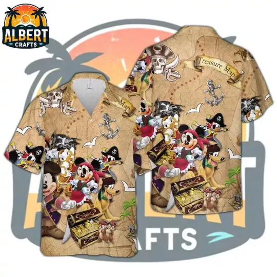 Discover Mickeyy Caribbean 3D HAWAII SHIRT