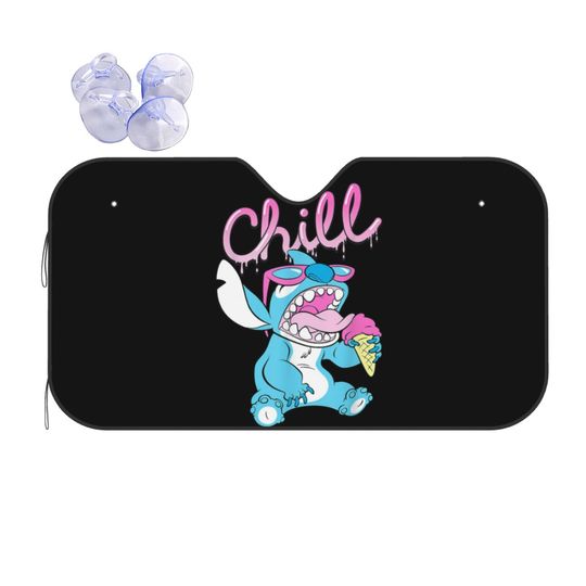 Discover Lilo Stitchh Car Sunshade