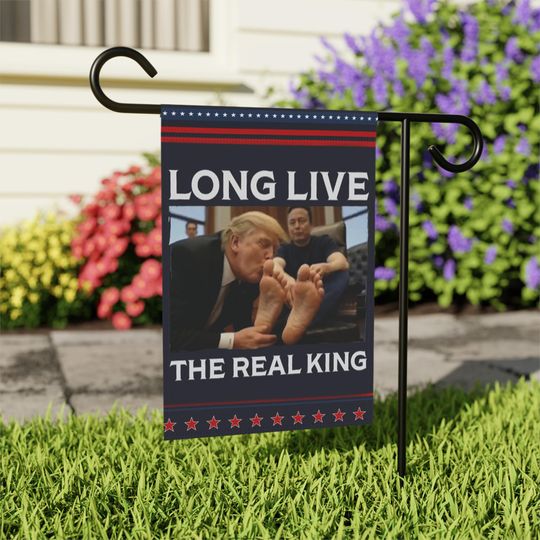 Discover Funny Donald Trump Flag, Long Live The Real King