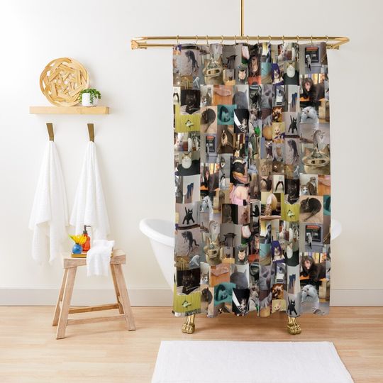 Discover Ultimate Cursed Cats (4K) Shower Curtain