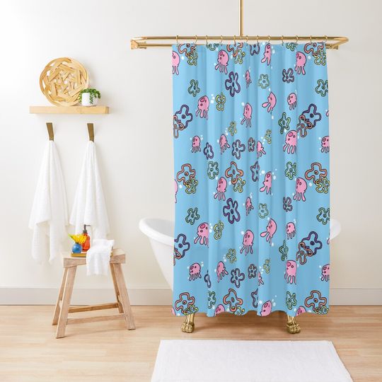 Discover Jellyfish - Spongbob Squarepants Shower Curtain