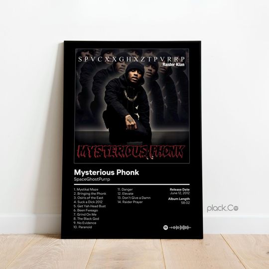 Discover SpaceGhostPurrp - Mysterious Phonk Poster, Gifts for Fan