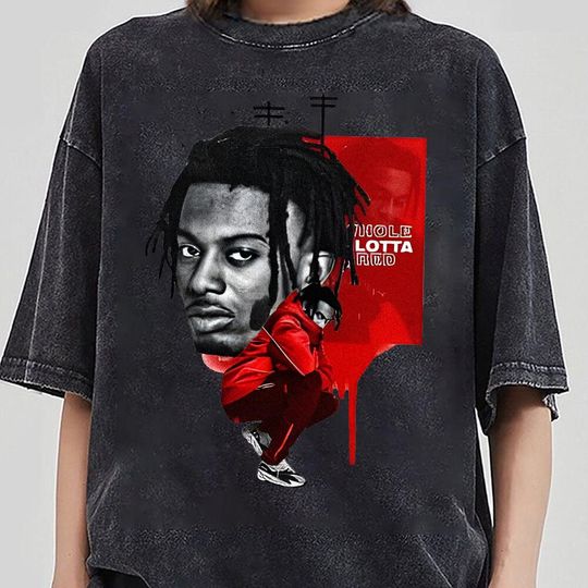 Discover Playboi Carti Mineral Wash T-shirts, Rap Hip Hop Music Merch