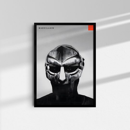 Discover MF Dooom Poster - Madvillain Poster - Album Cover Poster