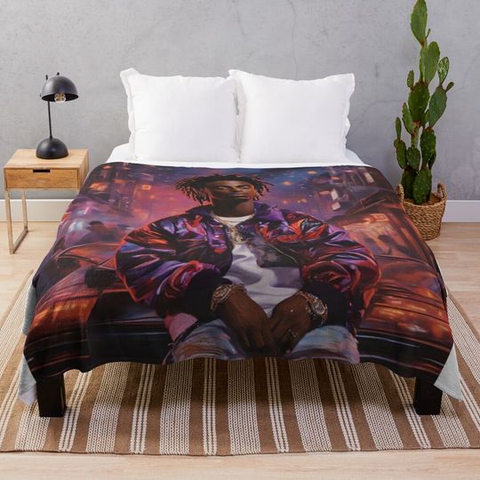 Discover Die Lit Playboi Carti Throw Blanket