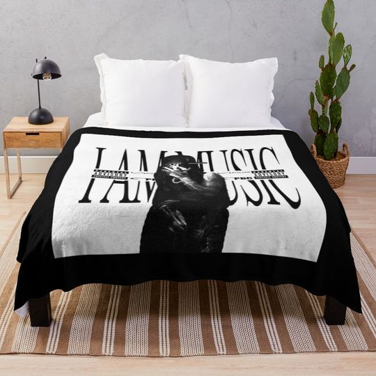 Discover I AM MUSIC PLAYBOI CARTI Throw Blanket