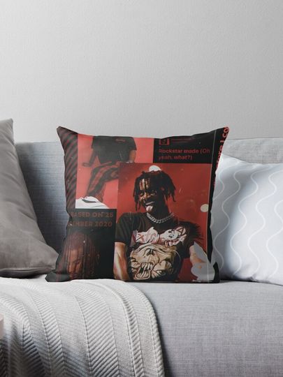 Discover Cats Who Love to Smile Playboi Carti Throw Pillow