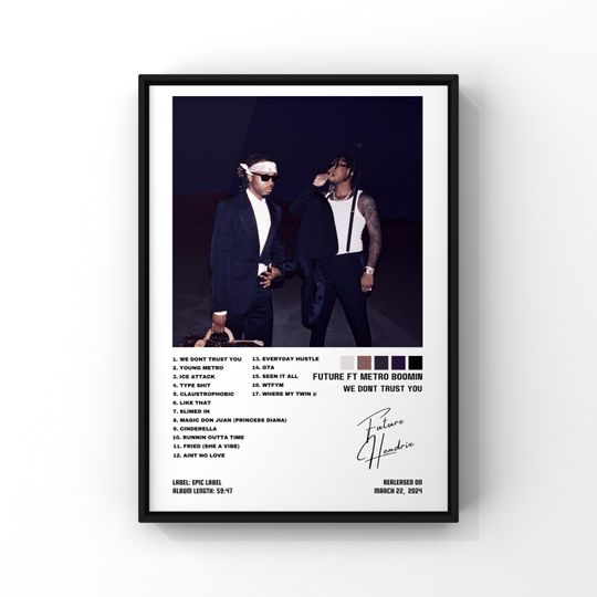 Discover Future - We Dont Trust You Album | Album Cover Poster