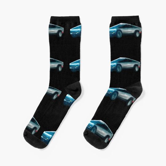Discover Cybertruck Sticker Socks