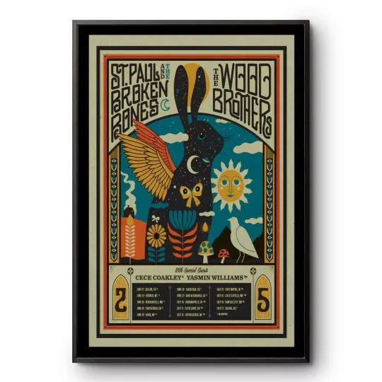 Discover St. Paul &  The Broken Bones Summer Tour 2025 Poster