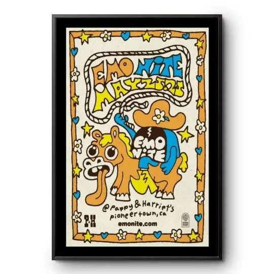Discover Emo Nite May 25 2025 Pappy & Harriet's In Pioneertown, CA Tour Poster