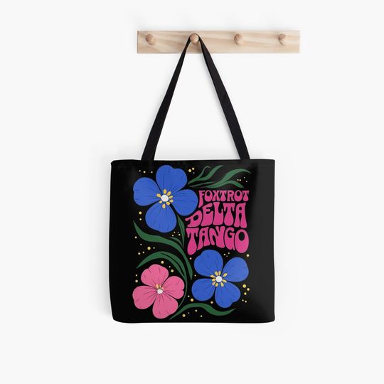 Discover Foxtrots Deltas Tangos Flower Boho Tote Bag