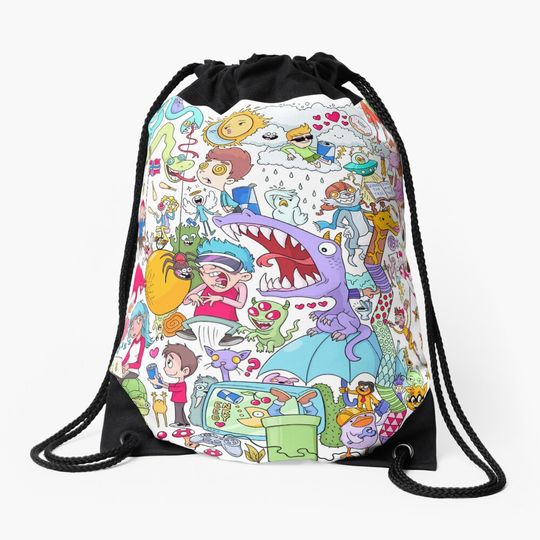 Discover RB Doodle Art Drawstring Bag
