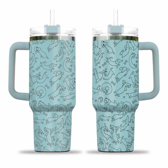 Discover Dachshund 40oz Stanley OR Generic Laser Engraved Tumbler