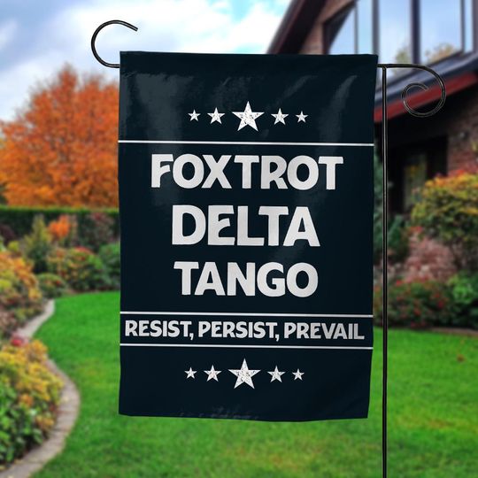 Discover Subtle Anti Trump Flag, FDT Democrat Resistance Flag, Fck Trump Flag