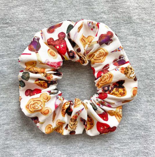 Discover Disneyyy Mickeyy Shaped Food and Snacks Scrunchie | Disneyyy Scrunchie