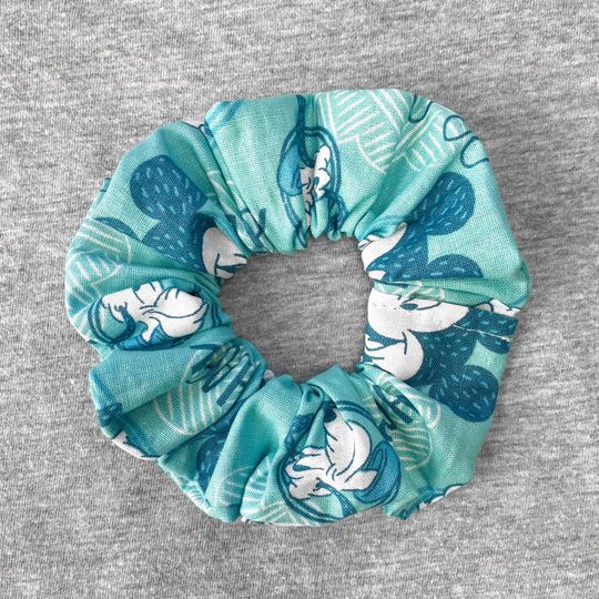 Discover Blue Mickeyy and plutoo Patterned Scrunchie | Disneyyy Scrunchie