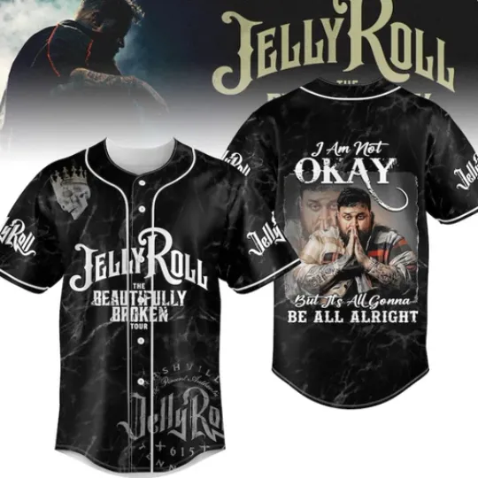 Discover Jelly Roll Baseball Jersey, Personalized Jelly Roll Tour Jersey