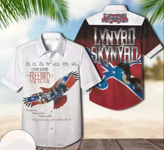 Discover Lynyrd Skynyrd Freebird The Movie Hawaiian Shirt