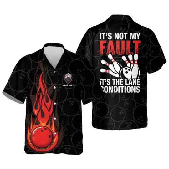 Discover It's Not My Fault Bowling Shirt Custom Bowling Shirt Custom Team Bowling Hawaiian