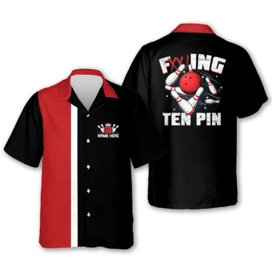 Discover Custom Funny Ten Pin Bowling Shirts Custom Bowling Shirt Custom Team Bowling Hawaiian