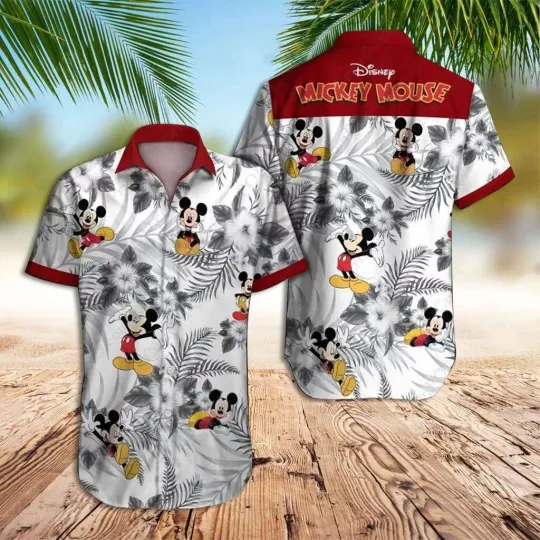 Discover Mickeyy mouse Hawaiian Shirt Button Down Unisex Adults Outfit Full Size S-5XL
