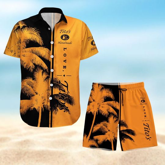 Discover Titos Vodka Hawaiian Shirt/ Shorts, Titos Button Shirt, Vodka Aloha Shirt Men