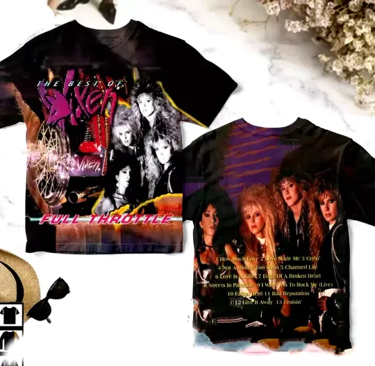 Discover Vixen Band The Best Album AOP 3D T-shirt