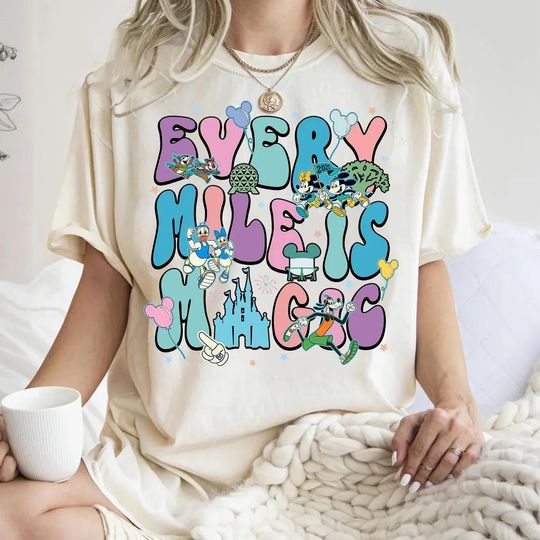 Discover Disneyyy Every Mile Is Magic Shirt, WDW Disneyyy Marathon 2025 Shirt