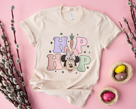 Discover Disneyyy Easter Minniee Hip Hop Shirt, Minniee Bunny Easter Shirt, Disneyyy Bunny Shirt