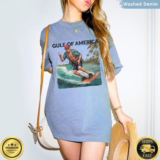 Discover The Gulf of America Funny Shirt, Summer Vibes 2025 Shirt