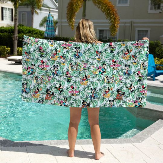 Discover Disneyyy Beach Towel, Mickeyy and Friends Summer Towel, Mickeyy Beach Towel, Disneyyy Summer Towel, Disneyyy Bath Towels, Disneyyland Trip 2025 Towel