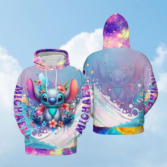 Discover Custom name Stitchh Hoodie, Lilo And Stitchh Hoodie, Magicc Kingdom