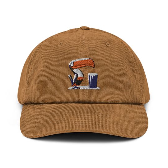 Discover Guinness Toucan embroidery Corduroy hat