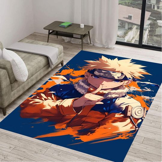 Discover Narutoo Anime Rug, Ninja Warrior Rug, Washable Rug, Non-Slip Rug, Soft Cozy Rug, Cool Room Decor,Gaming Room Rug