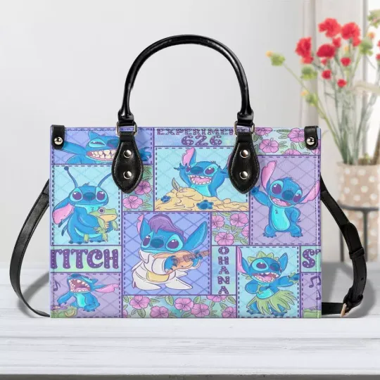 Discover Stitchh Funny Design Leather Handbag: Perfect Gift for Women, Cute HandBag