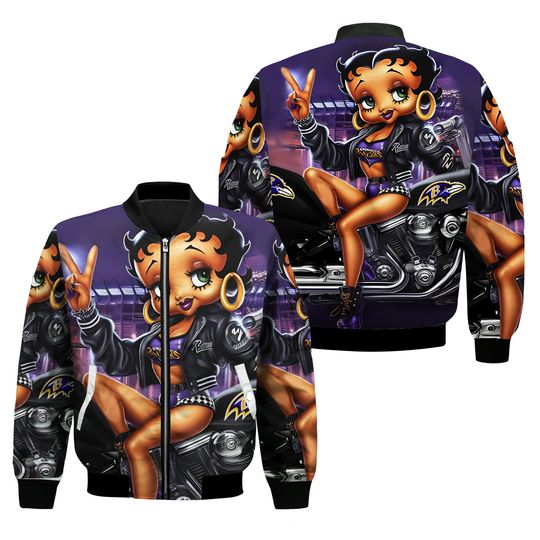Discover Betty Boop Women's Bomber Jacket