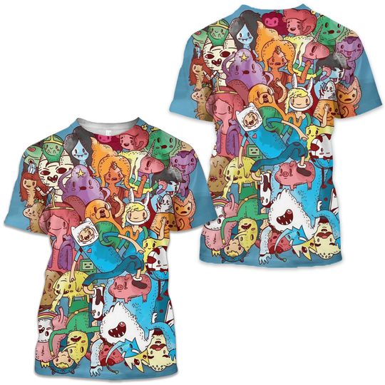 Discover The Latest Fashion Adventure Time 3D  T-shirt
