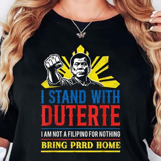 Discover Political T-Shirt Free Duterte Supporter Shirt, Philippines President Rodrigo Digong Duterte