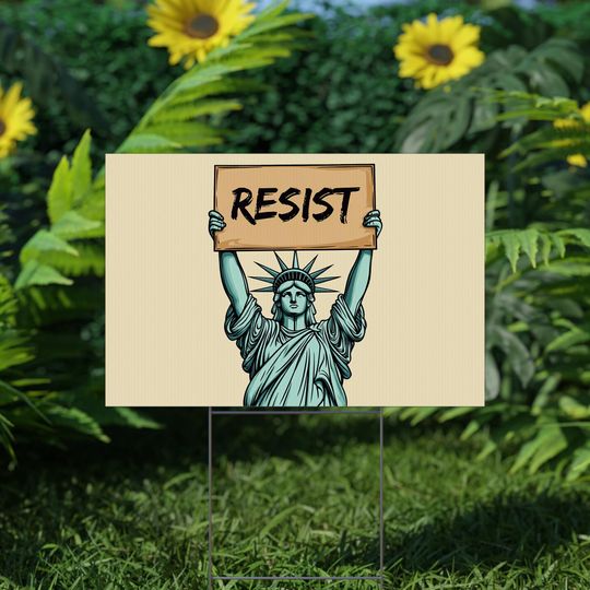 Discover Anti Trump Yard sign, Resist Garden Sign, Anti Trump Yard Sign, FDT Sign