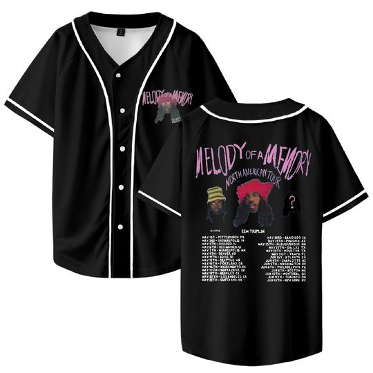 Discover Eem Triplin Melody Of A Memory Tour 2025 Baseball Jersey