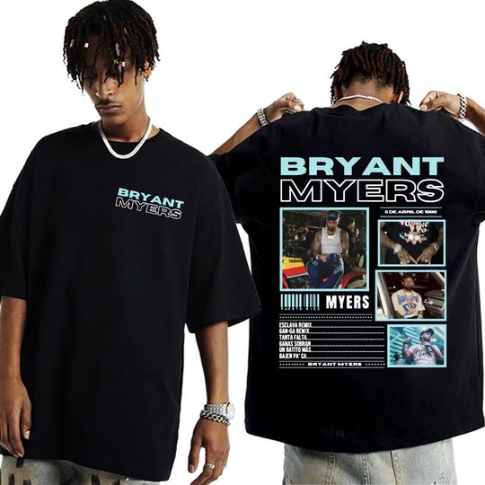 Discover Rapper Bryant Myers 2025 Tour T-shirts