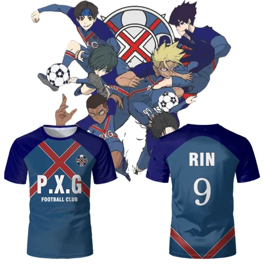 Discover P.X.G Blue Lock Japanese Anime 3D T-shirt