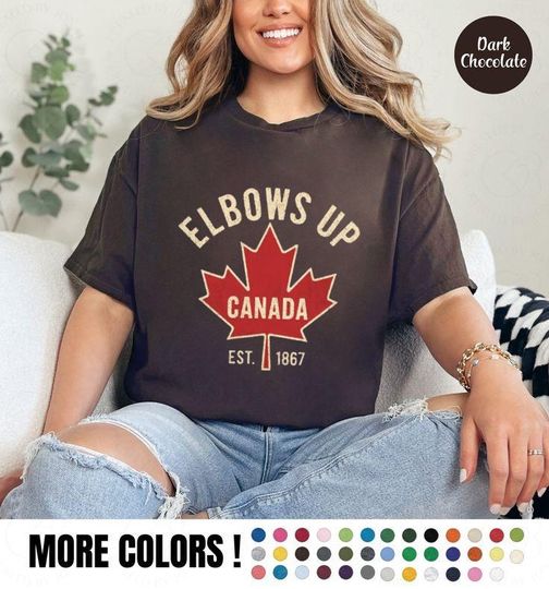 Discover Elbows Up Shirt | Canada Strong | Support Canada | Anti Tarrifs