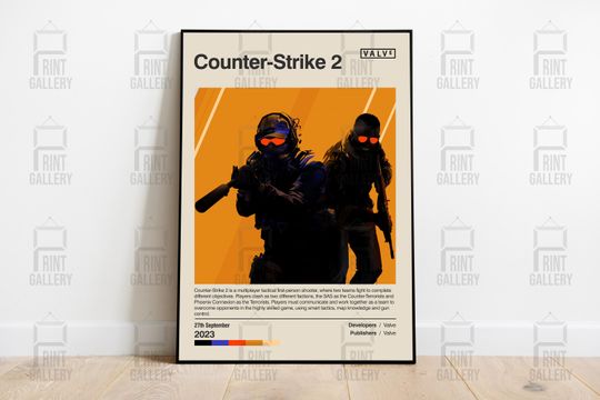 Discover Counter Strike 2 Video Game Poster